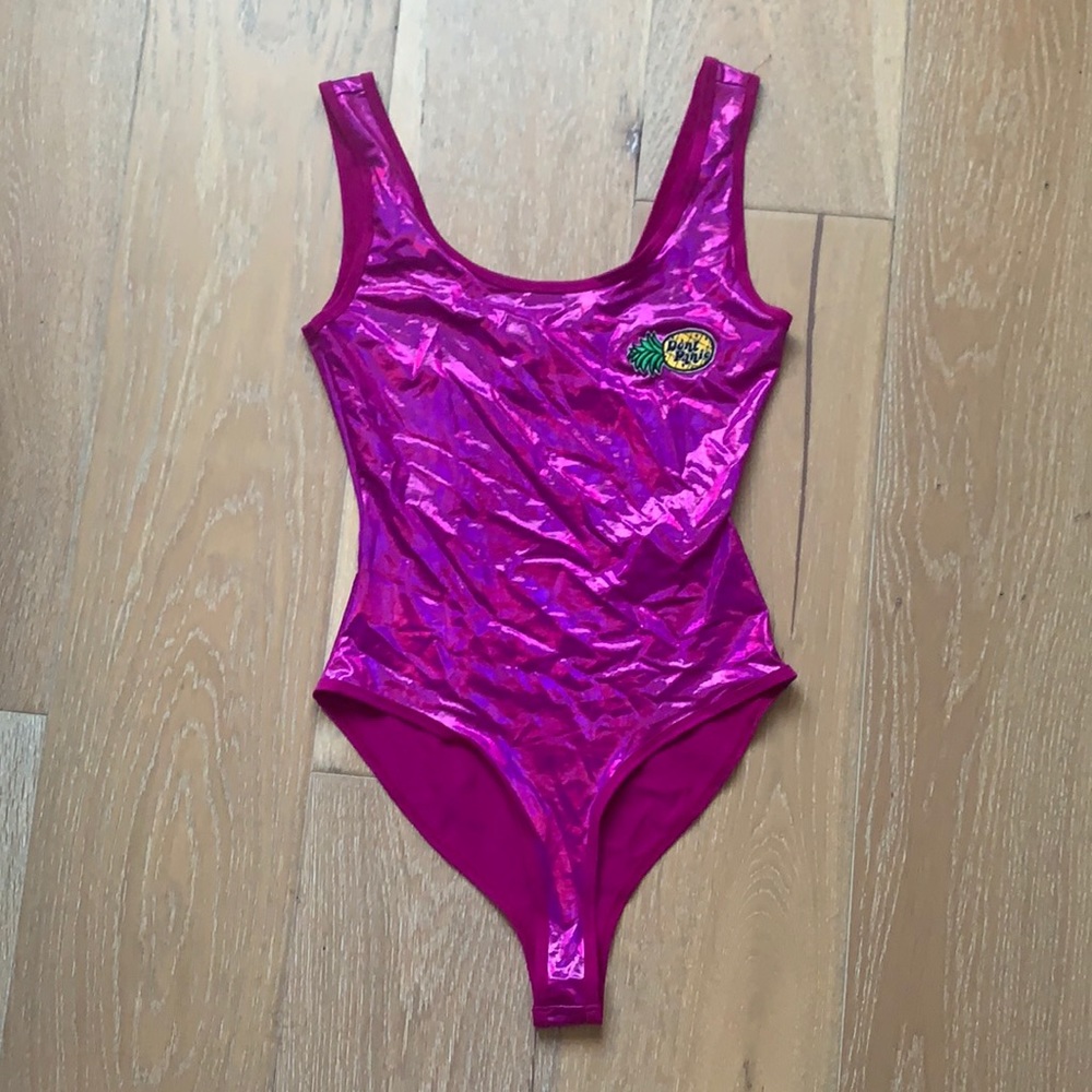 Pink bodysuit